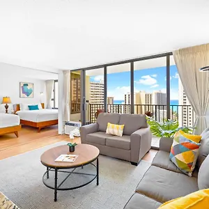 Apartment Stunning Ocean View 1br - Free Parking!, Honolulu